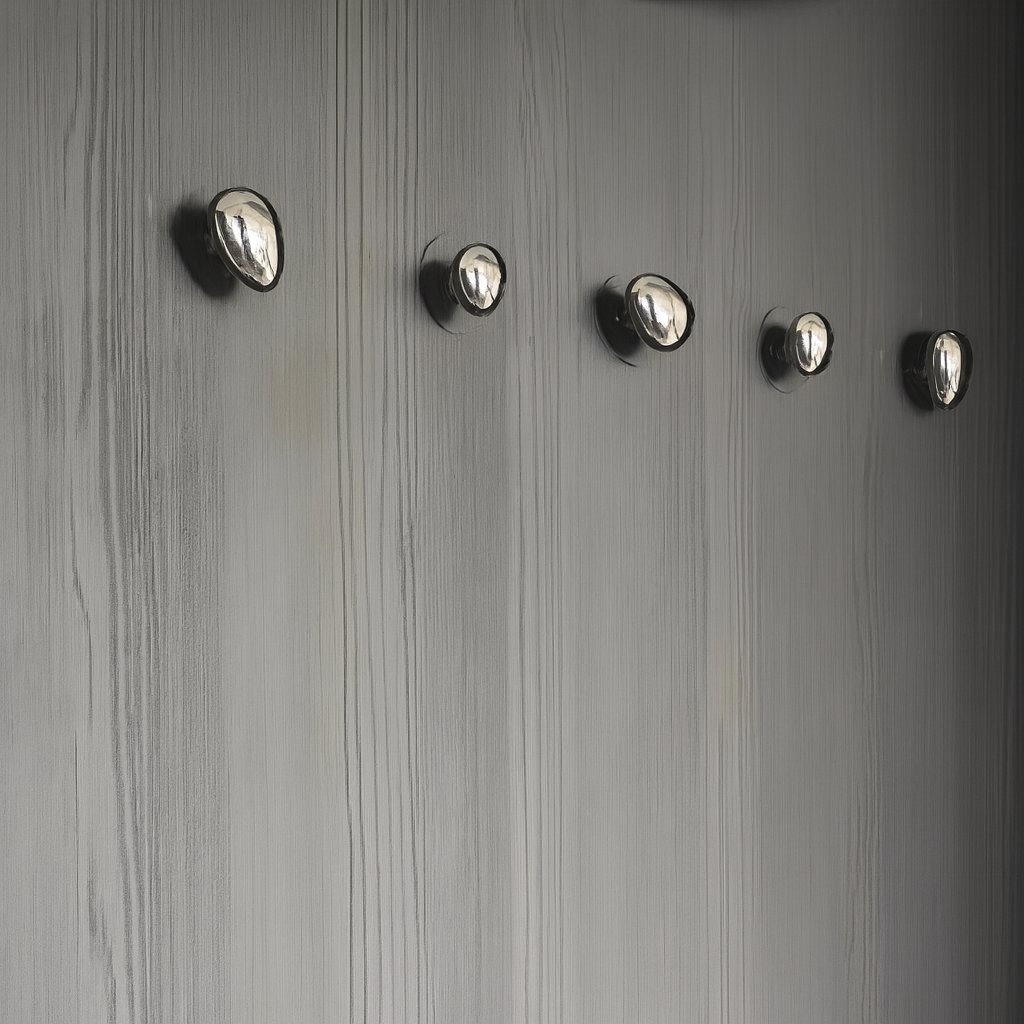 Raindrop Chrome Wall Hooks - Modern Decorative Hooks for Coats, Bags, and Towels