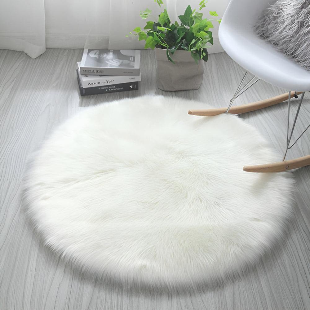 Raven Plush Area Rug - High-Density Velvet, Non-Slip