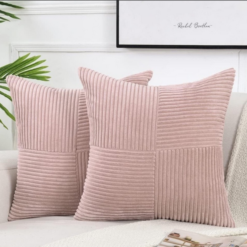 Raven Sofa Cushion Covers - Soft Corduroy, Rustic Charm