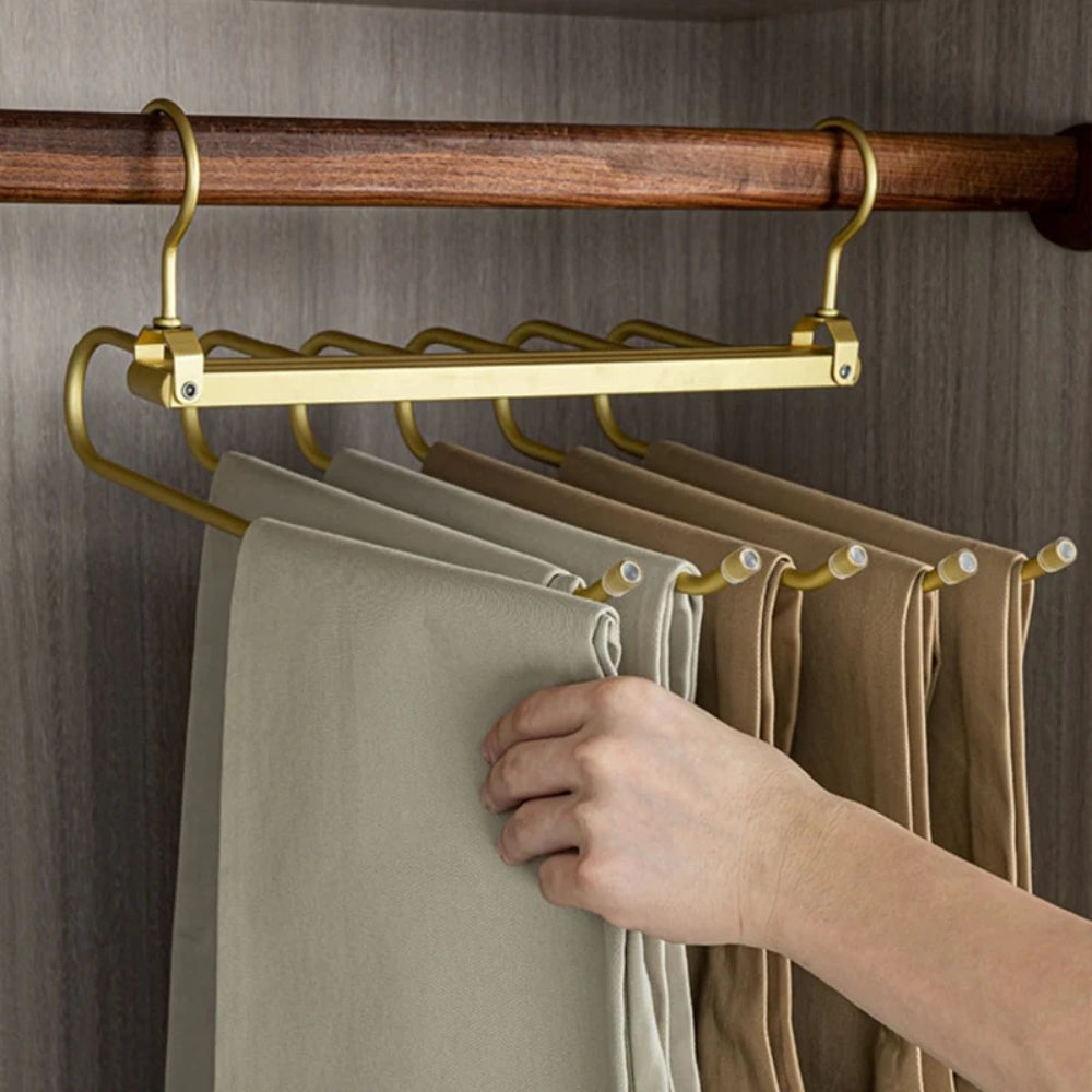 Regal Pant Hanger - Space-Saving Aluminium Alloy, 360° Rotating Design