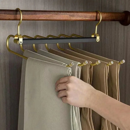 Regal Pant Hanger - Space-Saving Aluminium Alloy, 360° Rotating Design