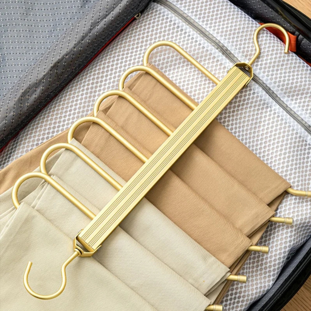 Regal Pant Hanger - Space-Saving Aluminium Alloy, 360° Rotating Design