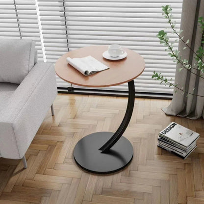 Reinforced Round Side Table – Compact Design for Living Room and Bedroom