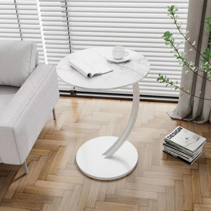 Reinforced Round Side Table – Compact Design for Living Room and Bedroom