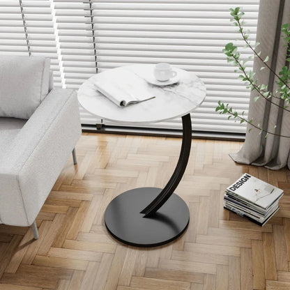 Reinforced Round Side Table – Compact Design for Living Room and Bedroom