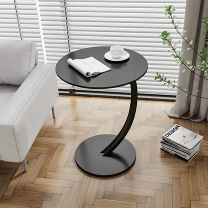 Reinforced Round Side Table – Compact Design for Living Room and Bedroom