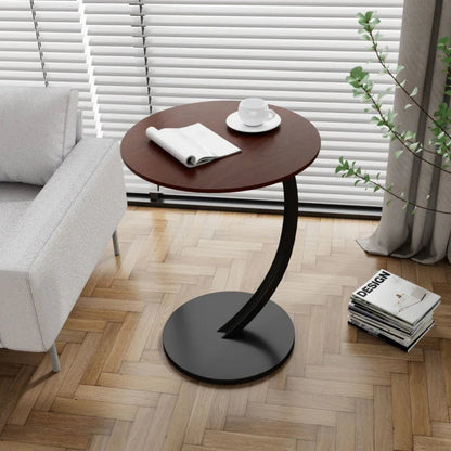 Reinforced Round Side Table – Compact Design for Living Room and Bedroom