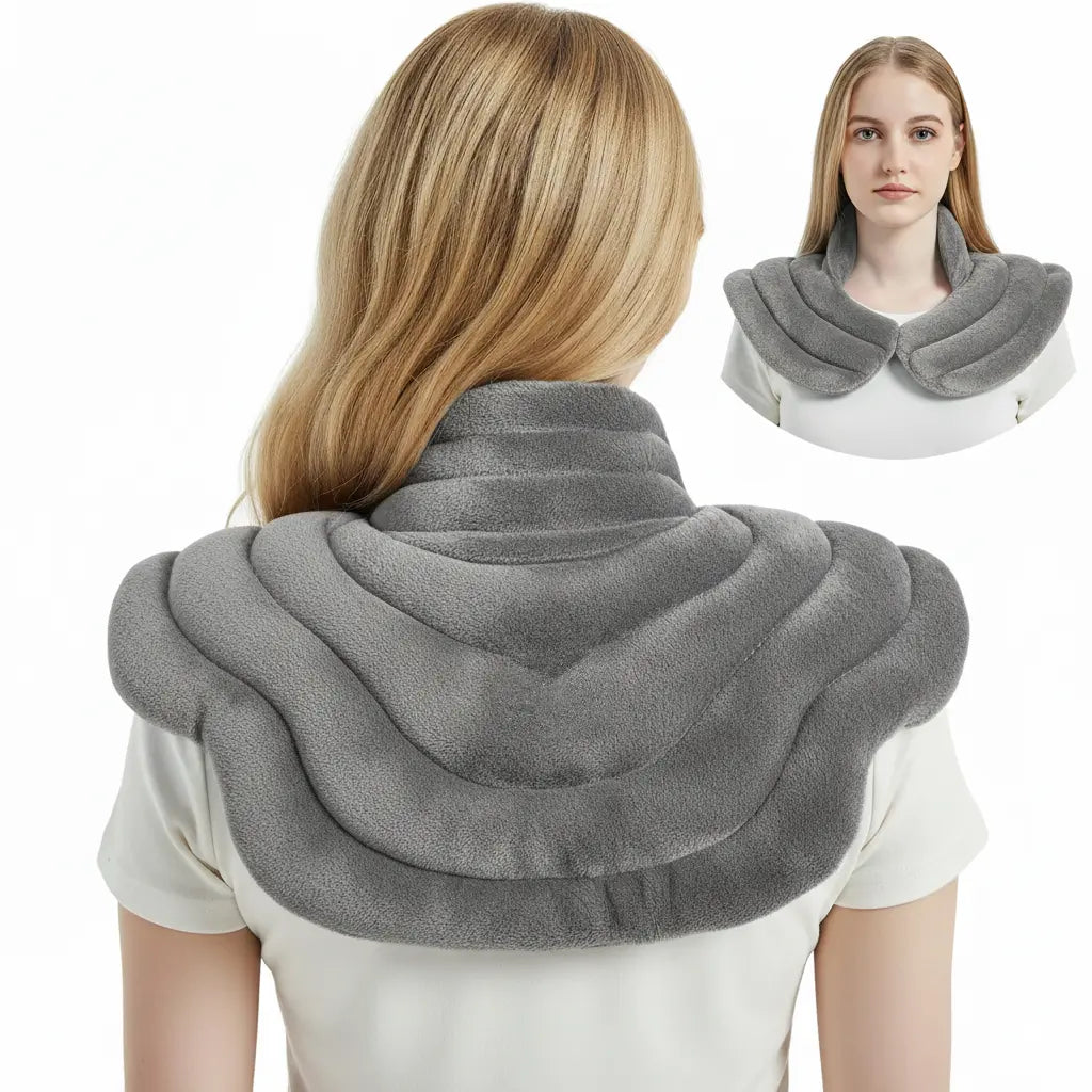 Relaxation Wrap | Neck Heating Pad with Microwavable Design & Weighted Comfort for Tension Relief