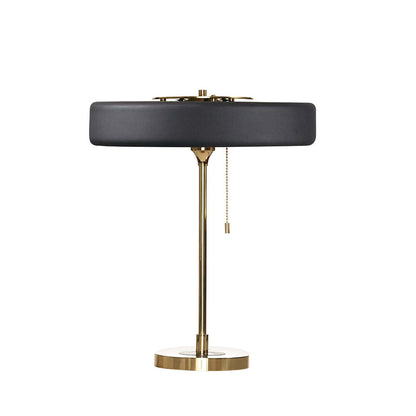 Bedside Reading Lamp with Metal Shade & Acrylic Diffuser for Desk Nightstand Lighting Office Bedroom Study Room Decor Pull Chain Switch Warm