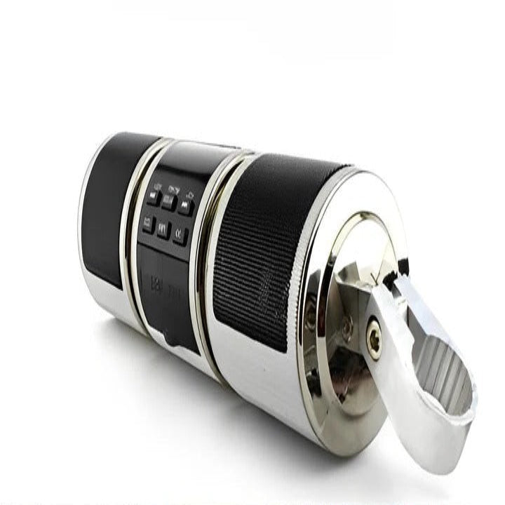 Motorcycle Speakers with Bluetooth, Motorcycle Stereo System with FM Radio, Water Resistant Motorcycle Audio System