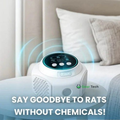 Rodent Defense | Ultrasonic Mouse Repellent with Silent Operation | Plug-In Design for 3200 sq ft Coverage