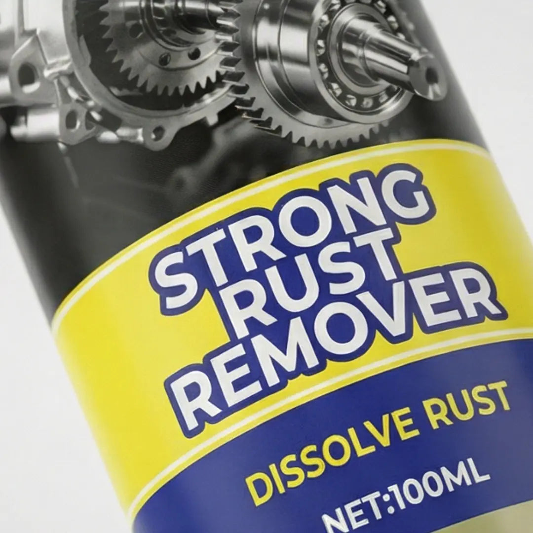 Metal Corrosion Dissolver Spray for Steel Iron Chrome Tools Auto Parts 3.4 fl oz No Scrubbing Formula Rust Remover Cleaner