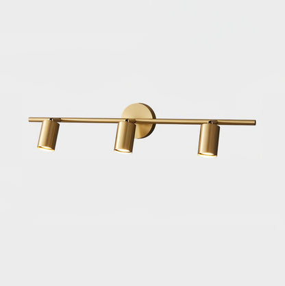 Pivoting Metal Track Spotlight Fixture 350° Swivel Wall & Ceiling Mount LED Accent Light for Living Room Bedroom Kitchen Gallery Art Display