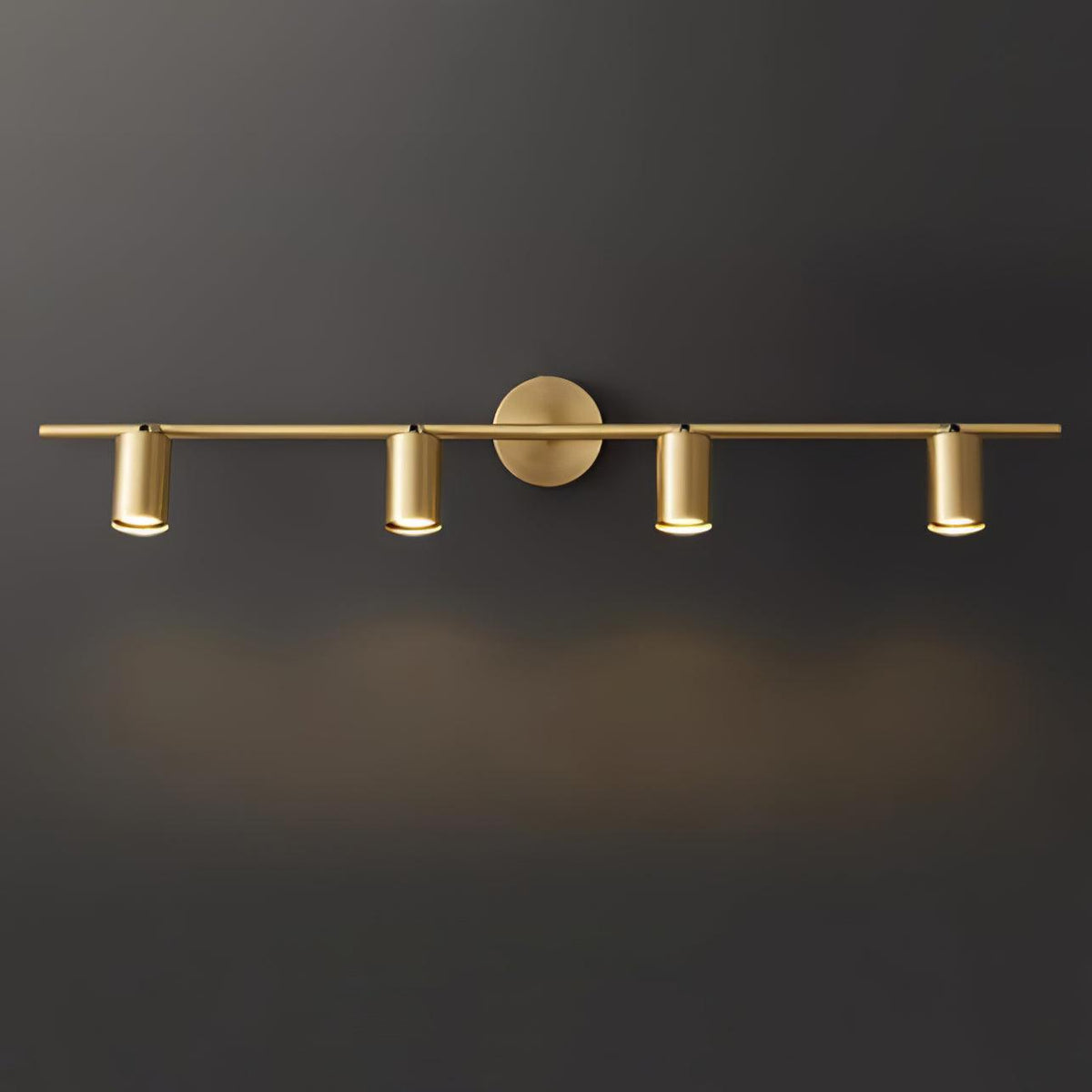 Pivoting Metal Track Spotlight Fixture 350° Swivel Wall & Ceiling Mount LED Accent Light for Living Room Bedroom Kitchen Gallery Art Display