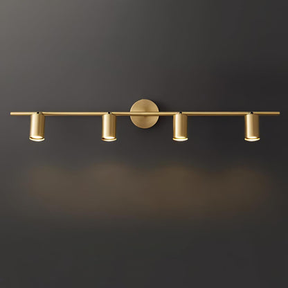 Pivoting Metal Track Spotlight Fixture 350° Swivel Wall & Ceiling Mount LED Accent Light for Living Room Bedroom Kitchen Gallery Art Display