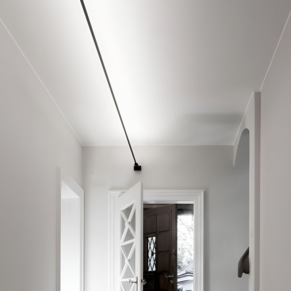 Pivoting LED Track Light – Aluminum Rail Bar with Continuous Dimming for Kitchen, Living Room & Home Office