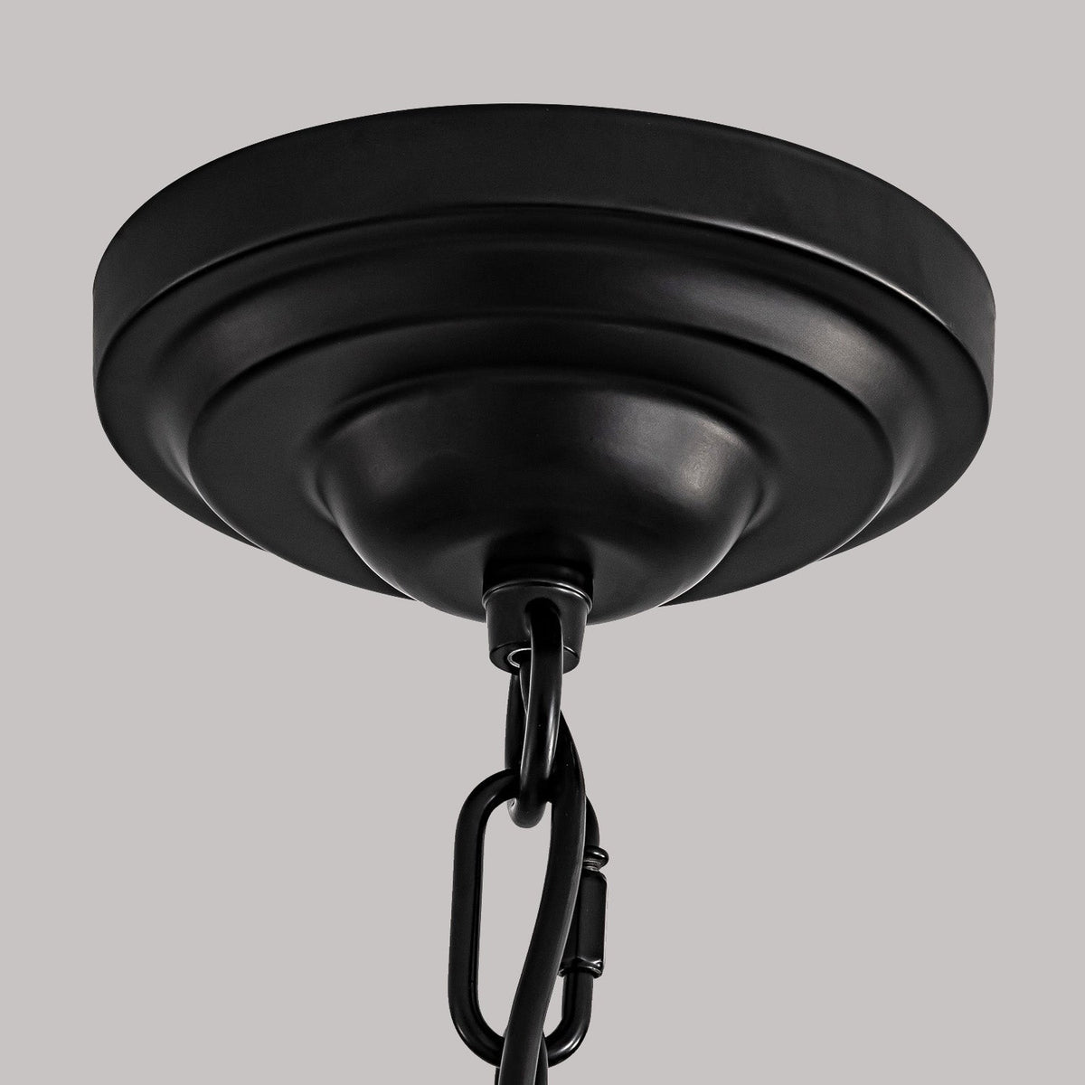 Round Overhead Fixture with Hanging Prisms for Dining Areas, Open-Concept Kitchens & Farmhouse Interiors | Adjustable Height, Wagon Wheel Fr