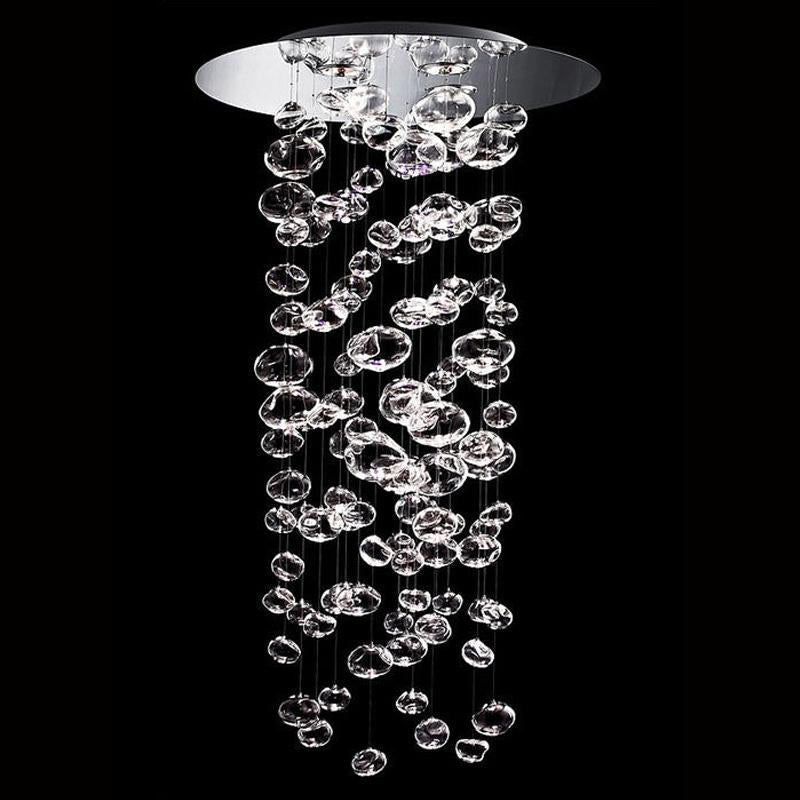 Textured Glass Globe Multi-Light Fixture – Contemporary Overhead Lighting for Dining Rooms & Entryways