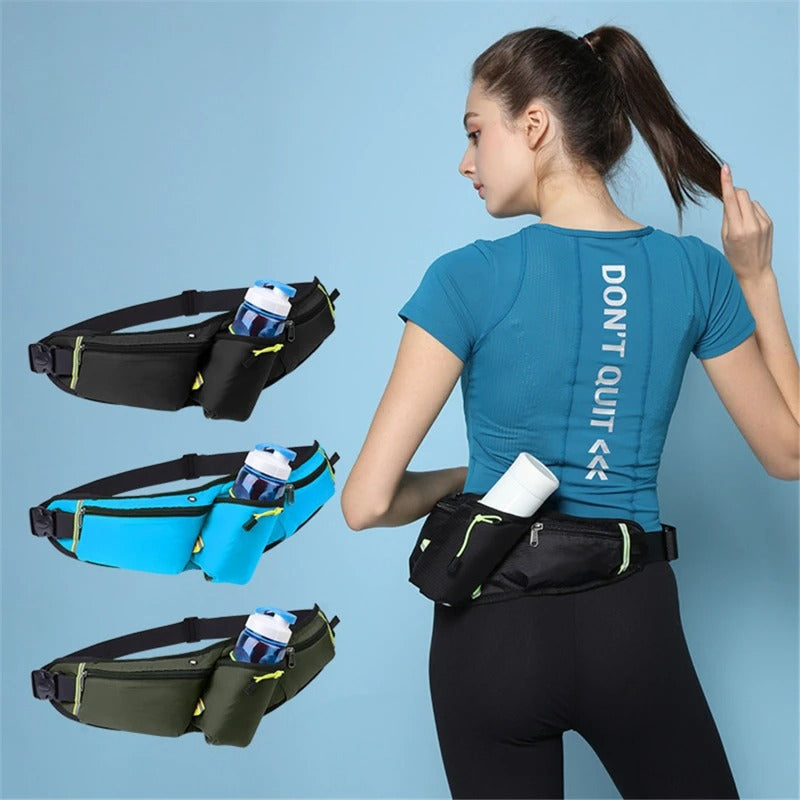 RunEase Pack | Waterproof Running Belt with Drink Holder for Hydration