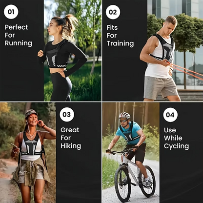 Active Gear | Ultra Light Running Vest with Hydration Holder & Phone Pocket | Comfortable Fit for Outdoor Sports