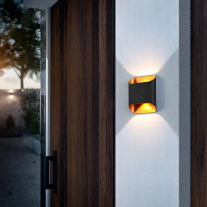 LED Outdoor Wall Sconce Weatherproof Up Down Light Aluminum Fixture for Patio Entry Garage Commercial Exterior Lighting