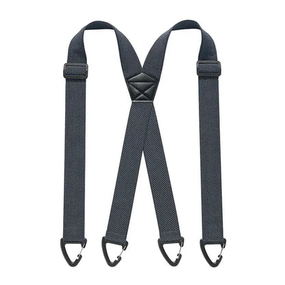 Adjustable Work Suspenders with Metal Clips – X-Back & Y-Back Designs for Men