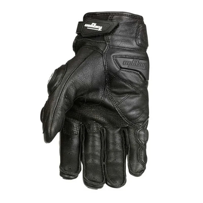 RidePro Carbon | Leather Motorcycle Gloves with Carbon Fiber Protection | Waterproof & Touchscreen Compatible for All-Weather Riding
