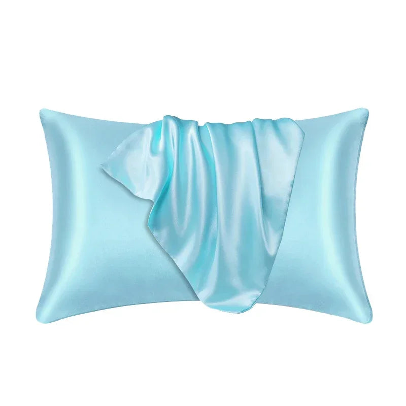Pure Mulberry Silk Pillowcase 20×28 Inch Gold Standard Pillow Cover for Hair & Skin Care Cooling Breathable Bedroom Sleep Accessory Anti-Fri