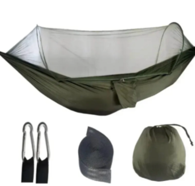 SWINGSAFE – Camping Leisure Hammock with Mosquito Cover
