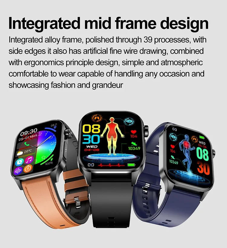 Health Guardian | Smartwatch for Seniors with Vital Signs Monitoring | Bluetooth Connectivity for Peace of Mind