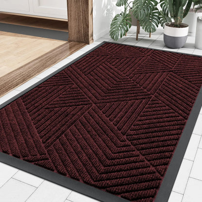 Entryway Rug Non-Slip Absorbent Indoor Outdoor Welcome Mat for Front Door Hallway Patio Garage Apartment Entrance Home Decor
