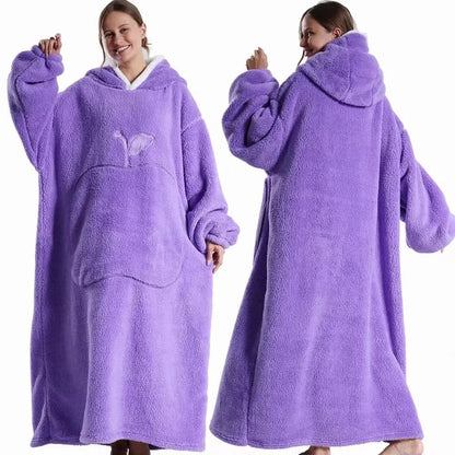 HOODSNUG – Hooded Wearable Blanket for Cozy Comfort
