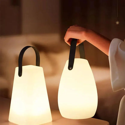 Rechargeable LED Outdoor Lantern with Remote Control, 8 Color Modes & Dimmable Light for Patio, Garden, Deck