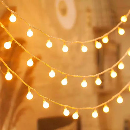 LED Fairy Light Strand 20 Feet Warm White USB Powered with Switch for Bedroom Patio Wedding Party Garden Indoor Outdoor Ambient Lighting Dec