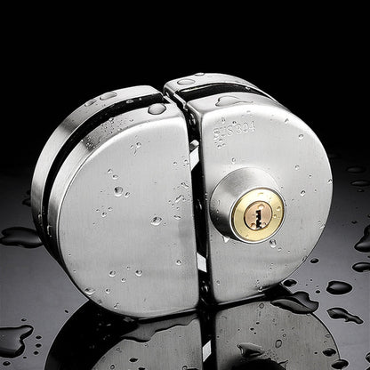 Sliding Door Lock for Glass Doors, Stainless Steel Glass Door Sliding Lock, Door Security Lock for Home and Office