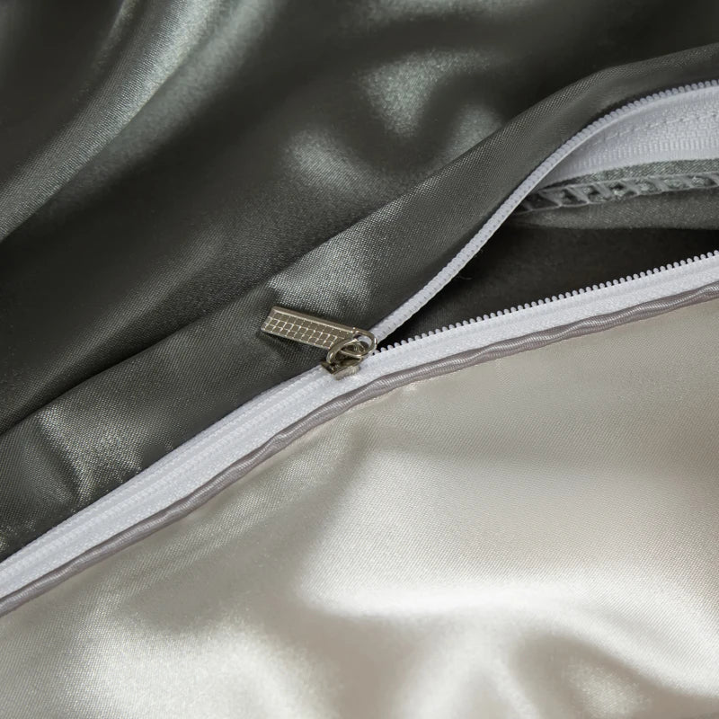 Bed Sheets Set with Duvet Cover and Pillowcases, Silky Sheets Bedding Set, Soft Breathable Fitted Sheet or Flat Sheet