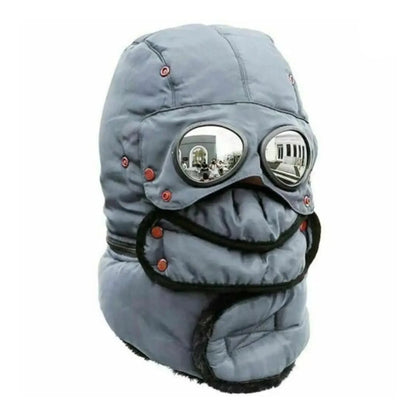 Thermal Beanie with Windproof Face Covering