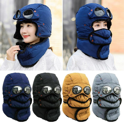 Thermal Beanie with Windproof Face Covering