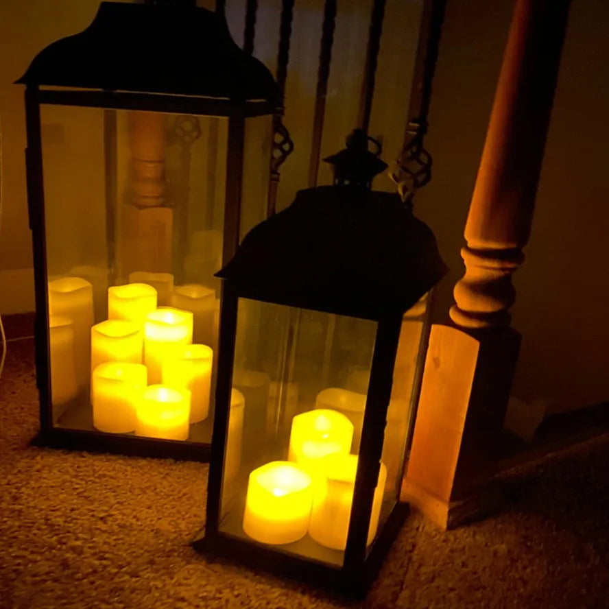 Battery-Powered LED Pillar Candles with Realistic Drip Design for Home Decor, Bedroom & Living Room Ambiance
