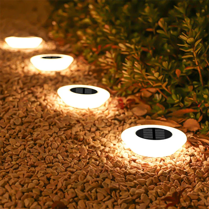 4-Pack Solar Stake Lights for Walkways Gardens Yards Driveways Patios Landscape Illumination Weather-Resistant Dusk-to-Dawn Auto On/Off