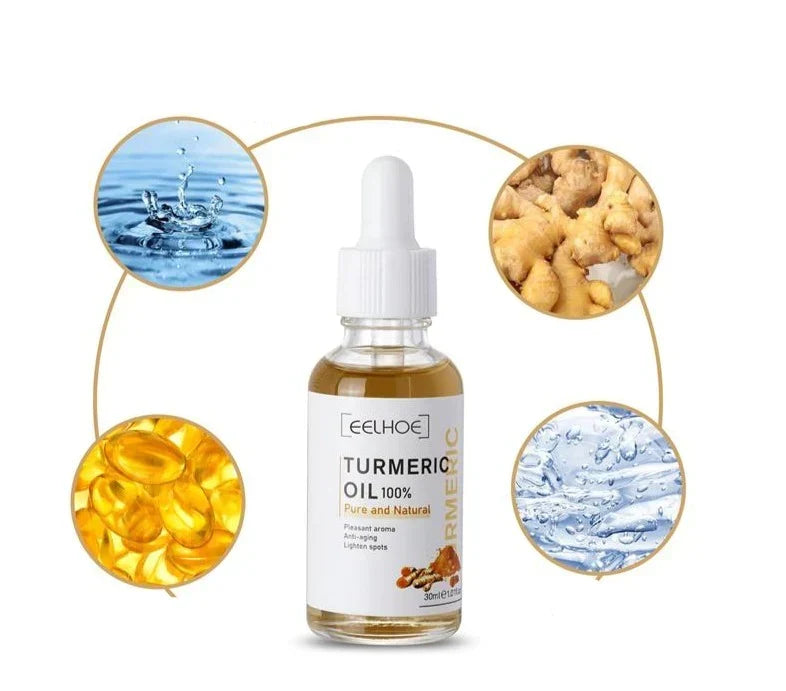 Turmeric Brightening Serum for Dark Spots & Hyperpigmentation Treatment for Face | Even Skin Tone & Radiant Complexion | Natural