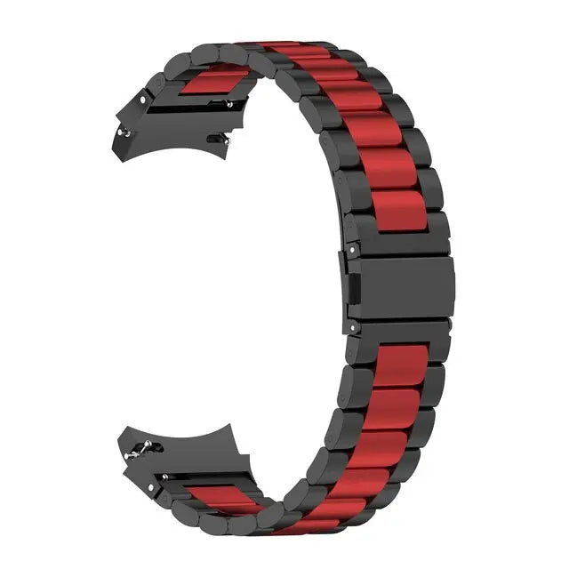 Stainless Steel Watch Band for Samsung Galaxy Watch 4 & 5 – Quick-Release Metal Strap with Adjustable Links, Compatible with 40mm 44mm