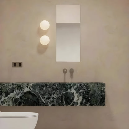 Spherical Sconce with Matte-Finish Shade for Mid-Size Rooms – E27 Socket – Modern Minimal Design for Bedrooms, Entryways & Lounges