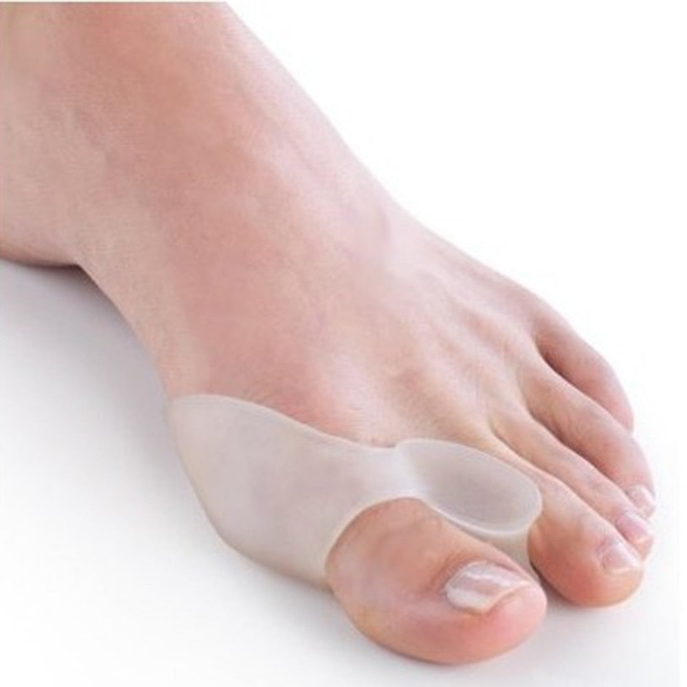 Silicone Toe Spacer for Bunion Relief & Alignment – Discreet Daytime Wear, Soft Gel Corrector for Big Toe Joint Pain
