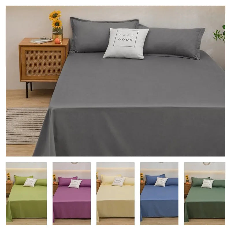 100% Linen Duvet Cover Set – Temperature-Regulating Breathable Bedding for All Seasons – Twin Full Queen King – Light Green White Blue Red
