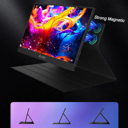 Portable Monitor | 14 Slim Travel Display with 1080P Resolution | Lightweight Design for On-the-Go Productivity