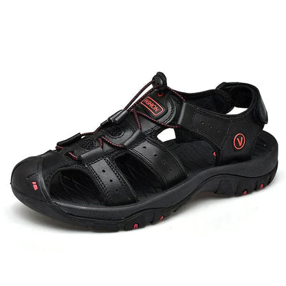 Men's Orthopedic Sandals with Arch Support & Cushioned Footbed – Slip-Resistant Walking Sandals for Everyday Comfort
