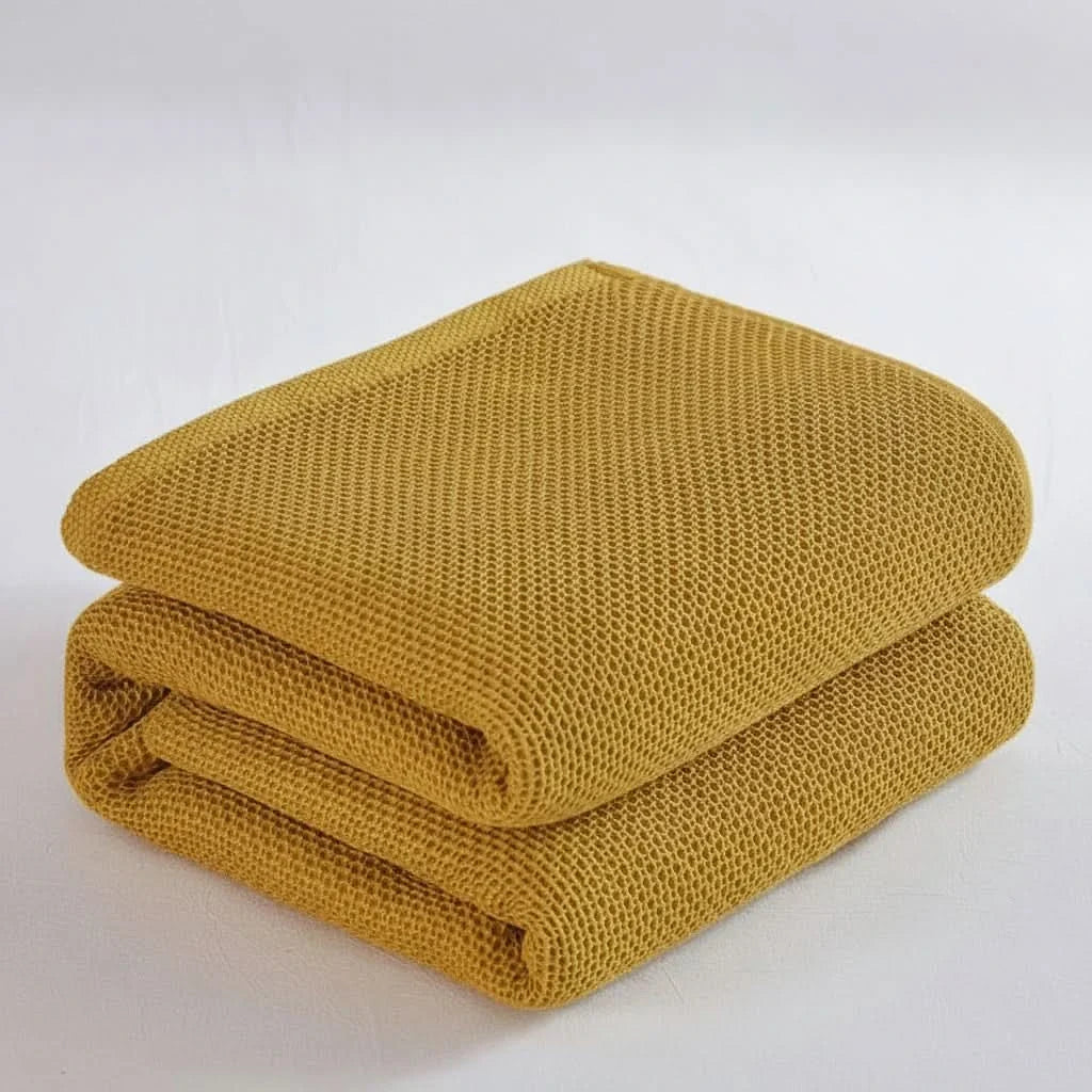 BOHOFLOW – Lightweight Muslin Blanket for Sofa & Bed Use