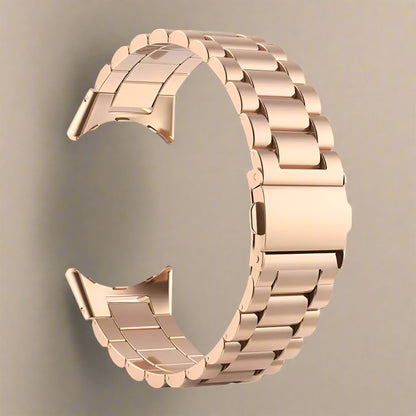 Metal Bracelet Watch Band with Protective Case for Pixel Watch – 41mm & 45mm Compatible Stainless Steel Strap Kit