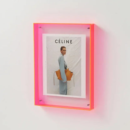 Clear Acrylic Photo Frame with Stand | Double-Sided Desktop Display for Pictures & Postcards | Freestanding Picture Holder
